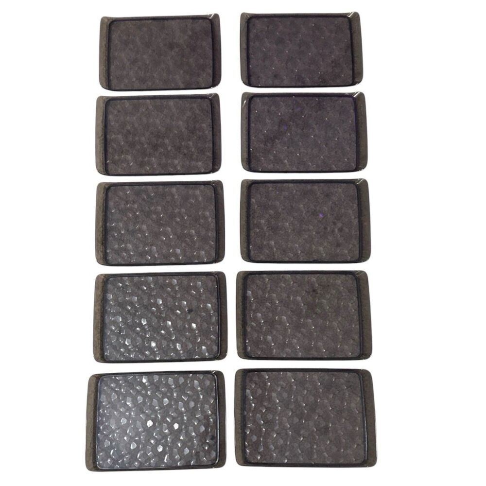 Alessi for Delta Airlines Smoke Grey Trays - Lot Of 10 - 7.5” X 10.75” Brand New